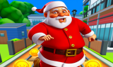 Santa Run background